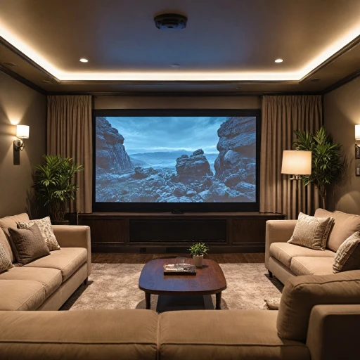 Choosing the Perfect Large Screen for Your Home Theater Projector